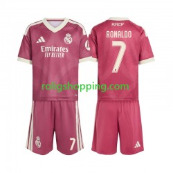 Fotbollströja Real Madrid Cristiano Ronaldo 7 Barn Tredjeställ 2026-2027 Kort ärm