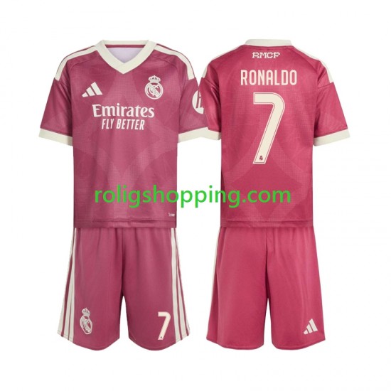 Fotbollströja Real Madrid Cristiano Ronaldo 7 Barn Tredjeställ 2026-2027 Kort ärm