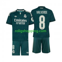 Fotbollströja Real Madrid Federico Valverde 8 Barn Bortaställ 2026-2027 Kort ärm