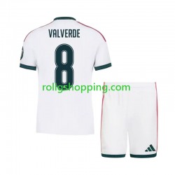 Fotbollströja Real Madrid Federico Valverde 8 Barn Hemmaställ 2026-2027 Kort ärm