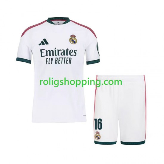 Fotbollströja Real Madrid Ibrahima Konate 16 Barn Hemmaställ 2026-2027 Kort ärm