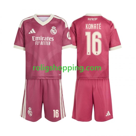 Fotbollströja Real Madrid Ibrahima Konate 16 Barn Tredjeställ 2026-2027 Kort ärm