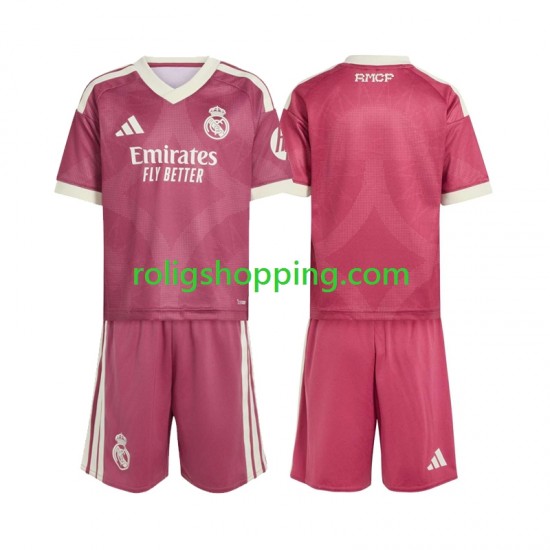 Fotbollströja Real Madrid Barn Tredjeställ 2026-2027 Kort ärm
