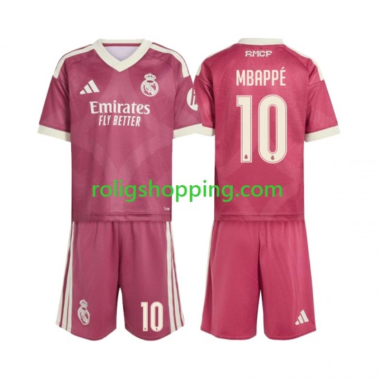 Fotbollströja Real Madrid Mbappé Kylian 10 Barn Tredjeställ 2026-2027 Kort ärm