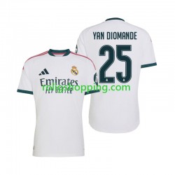Fotbollströja Real Madrid Yan Diomande 25 Män Hemmaställ 2026-2027 Kort ärm