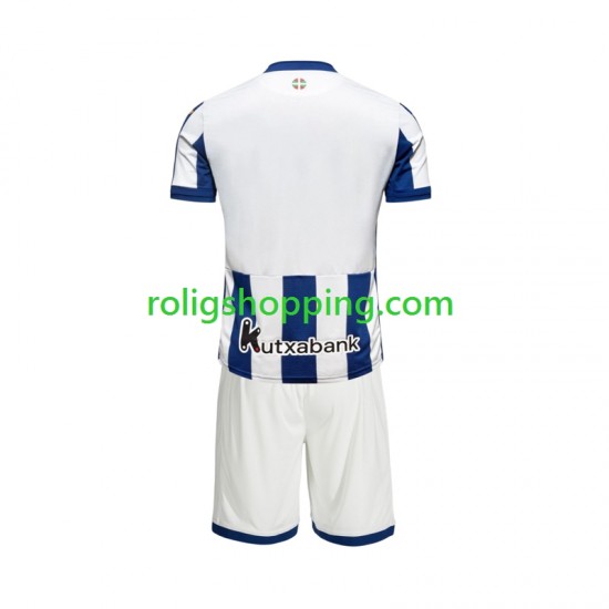 Fotbollströja Real Sociedad Barn Hemmaställ 2026-2027 Kort ärm