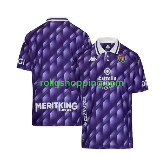 Fotbollströja Real Valladolid Retro Män Hemmaställ 2025-2026 Kort ärm