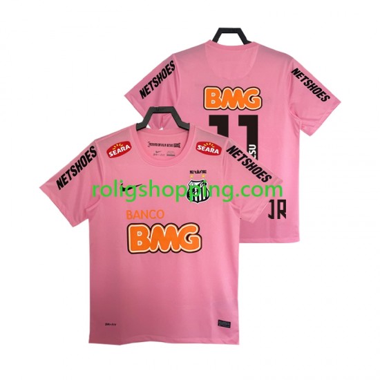 Fotbollströja Santos Neymar JR 11 2012 2013 Retro Män Fjärdeställ Kort ärm