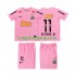 Fotbollströja Santos Neymar JR 11 2012 2013 Retro Barn Fjärdeställ Kort ärm