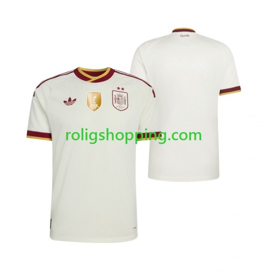 Fotbollströja Spanien 2-star Män Bortaställ 2026-2027 Kort ärm