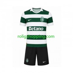 Fotbollströja Sporting Lissabon Barn Hemmaställ 2026-2027 Kort ärm