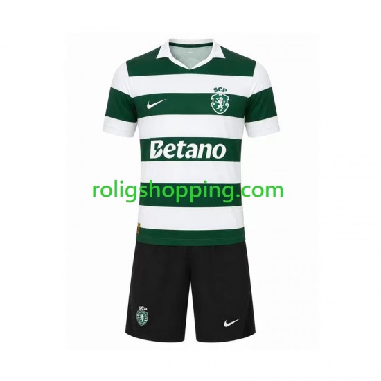 Fotbollströja Sporting Lissabon Barn Hemmaställ 2026-2027 Kort ärm