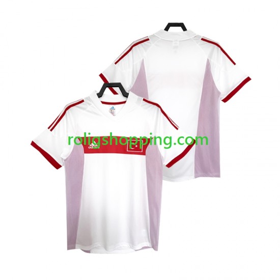 Fotbollströja Turkiet 2002 Retro Män Bortaställ Kort ärm