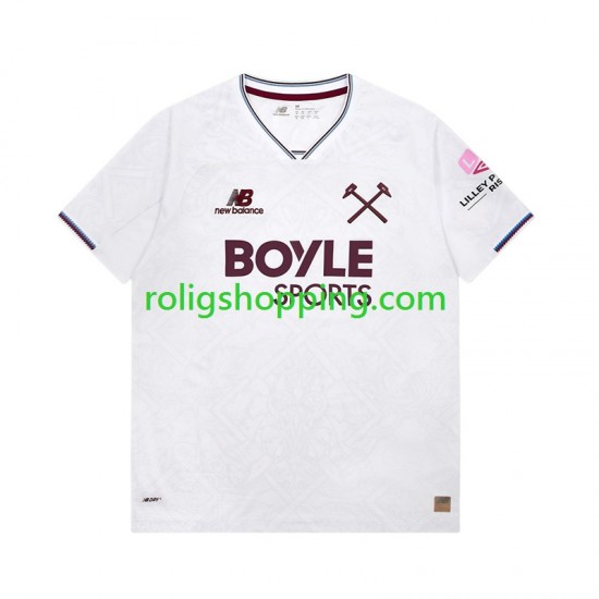 Fotbollströja West Ham United Män Bortaställ 2026-2027 Kort ärm