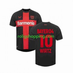 Fotbollströja Bayer 04 Leverkusen Florian Wirtz 10 Män Hemmaställ 2023-2024 Kort ärm