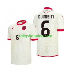 Fotbollströja Albanien Berat Djimsiti 6 Män Bortaställ World Cup 2026 Kort ärm