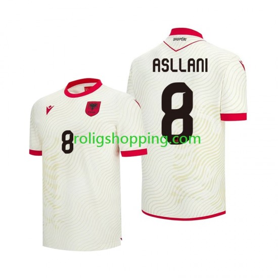 Fotbollströja Albanien Kristjan Asllani 8 Män Bortaställ World Cup 2026 Kort ärm