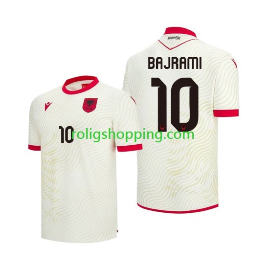 Fotbollströja Albanien Nedim Bajrami 10 Män Bortaställ World Cup 2026 Kort ärm