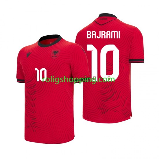 Fotbollströja Albanien Nedim Bajrami 10 Män Hemmaställ World Cup 2026 Kort ärm