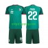 Fotbollströja Algeriet Ibrahim Maza 22 Barn Bortaställ 2026 Kort ärm