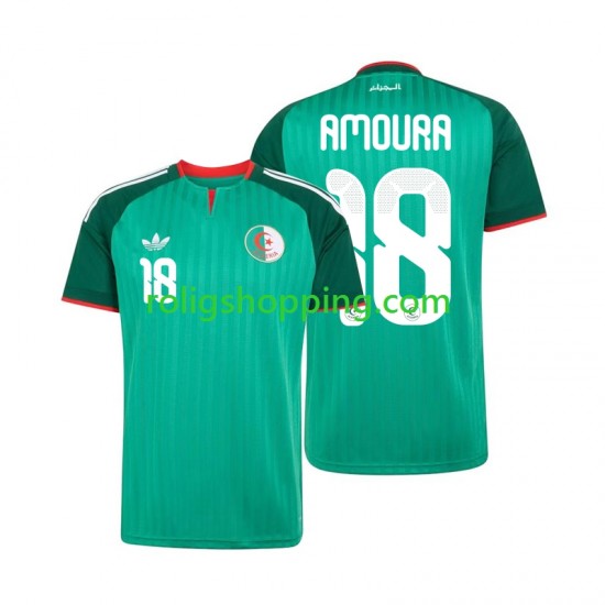 Fotbollströja Algeriet Mohamed Amoura 18 Män Bortaställ 2026 Kort ärm