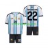 Fotbollströja Argentina Franco Mastantuono 22 Barn Hemmaställ World Cup 2026 Kort ärm