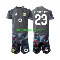 Fotbollströja Argentina Emiliano Martinez 23 Målvakt Barn Hemmaställ World Cup 2026 Kort ärm