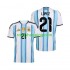 Fotbollströja Argentina Jose Manuel Lopez 21 Män Hemmaställ World Cup 2026 Kort ärm