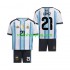 Fotbollströja Argentina Jose Manuel Lopez 21 Barn Hemmaställ World Cup 2026 Kort ärm