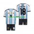 Fotbollströja Argentina Nico Paz 18 Barn Hemmaställ World Cup 2026 Kort ärm