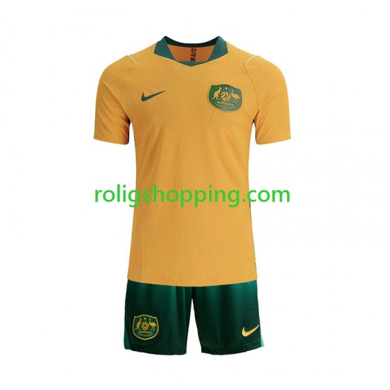 Fotbollströja Australien Barn Hemmaställ World Cup 2026 Kort ärm