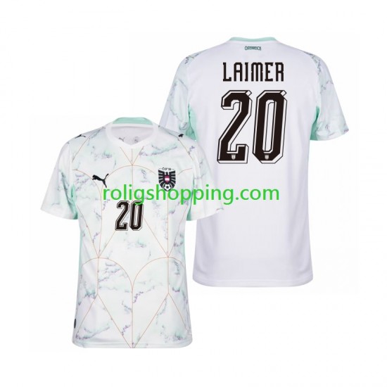 Fotbollströja Österrike Konrad Laimer 20 Män Bortaställ World Cup 2026 Kort ärm