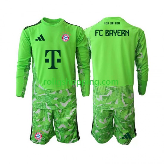 Fotbollströja FC Bayern München Målvakt Barn Hemmaställ 2026-2027 Lång ärm