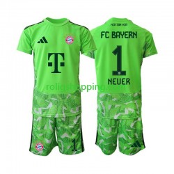 Fotbollströja FC Bayern München Manuel Neuer 1 Målvakt Barn Hemmaställ 2026-2027 Kort ärm