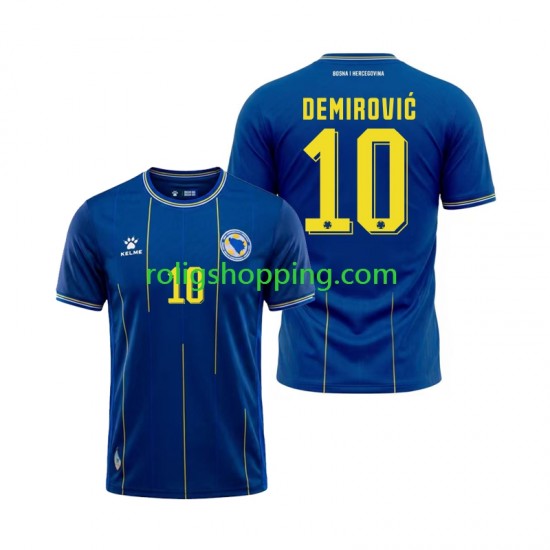 Fotbollströja Bosnien Hercegovina Ermedin Demirovic 10 Män Hemmaställ World Cup 2026 Kort ärm