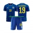 Fotbollströja Bosnien Hercegovina Kerim Alajbegovic 19 Barn Hemmaställ World Cup 2026 Kort ärm