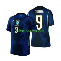 Fotbollströja Brasilien Matheus Cunha 9 Män Bortaställ World Cup 2026 Kort ärm