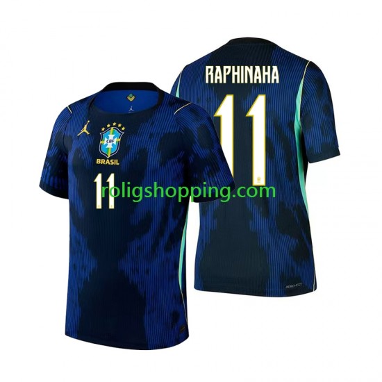 Fotbollströja Brasilien Raphinha 11 Män Bortaställ World Cup 2026 Kort ärm