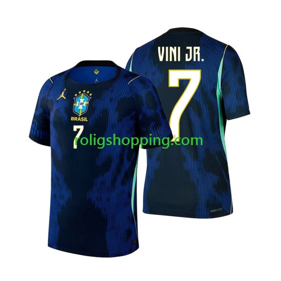 Fotbollströja Brasilien Vinicius Junior 7 Män Bortaställ World Cup 2026 Kort ärm