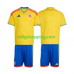 Fotbollströja Colombia Barn Hemmaställ World Cup 2026 Kort ärm