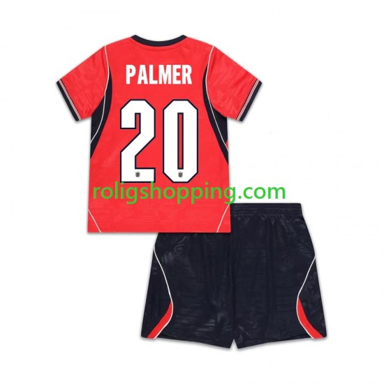 Fotbollströja England Cole Palmer 20 Barn Bortaställ World Cup 2026 Kort ärm