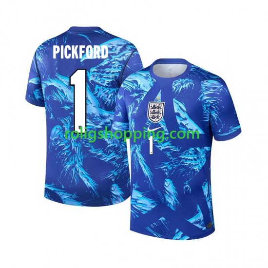 Fotbollströja England Jordan Pickford 1 Målvakt Män Tredjeställ World Cup 2026 Kort ärm