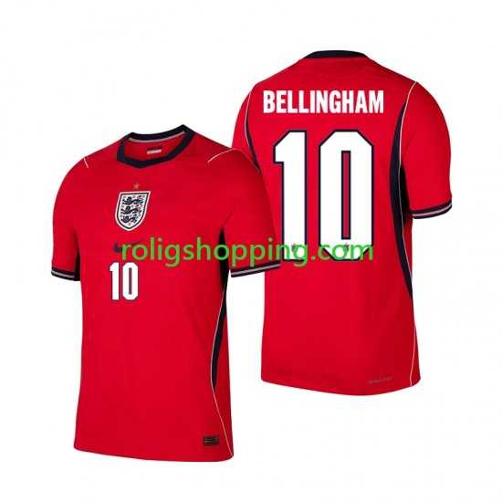 Fotbollströja England Jude Bellingham 10 Män Bortaställ World Cup 2026 Kort ärm