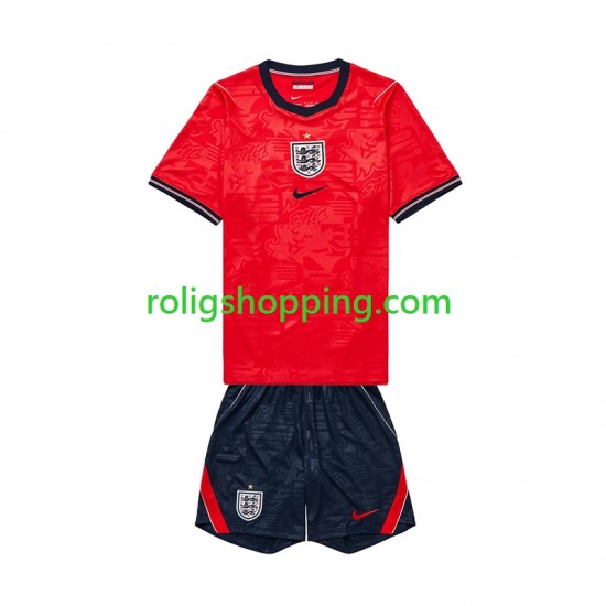 Fotbollströja England Barn Bortaställ World Cup 2026 Kort ärm