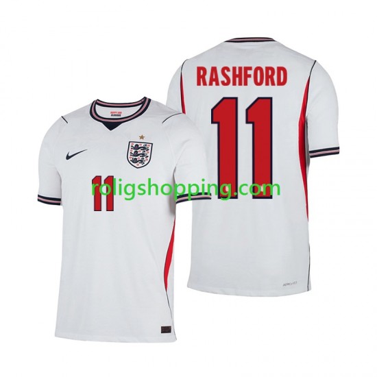 Fotbollströja England Marcus Rashford 11 Män Hemmaställ World Cup 2026 Kort ärm