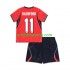 Fotbollströja England Marcus Rashford 11 Barn Bortaställ World Cup 2026 Kort ärm