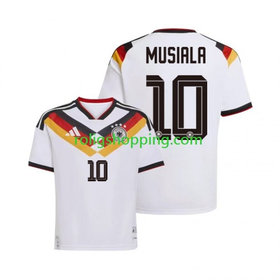 Fotbollströja Tyskland Jamal Musiala 10 Män Hemmaställ World Cup 2026 Kort ärm