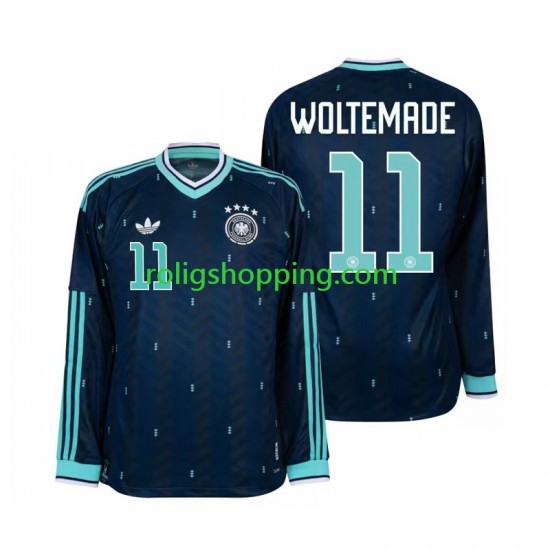 Fotbollströja Tyskland Nick Woltemade 11 Män Bortaställ World Cup 2026 Lång ärm