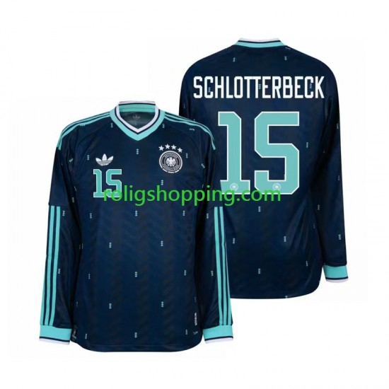 Fotbollströja Tyskland Nico Schlotterbeck 15 Män Bortaställ World Cup 2026 Lång ärm