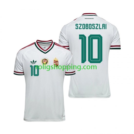 Fotbollströja Ungern Dominik Szoboszlai 10 Män Bortaställ World Cup 2026 Kort ärm